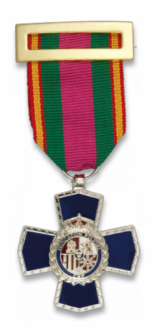 Medalla POLICIA CRUZ 25 AÑOS